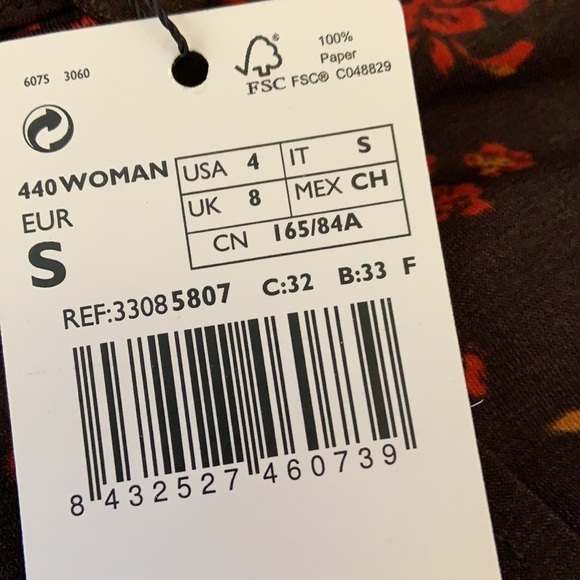 NWT MANGO SHIRT PRINTED DRESS - Picture 10 of 10